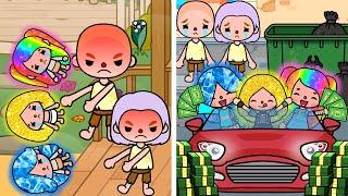 Bad Parents Sell My Diamond Hair For Money | Sad Story | Toca Life Story | Toca Boca