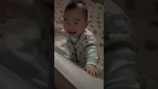 엄마랑 장난치는 서빈이~ #cutebaby #9개월아기