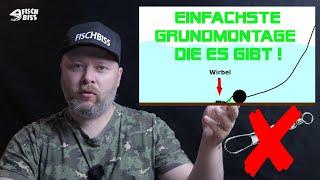 Einfachste Grundmontage die es gibt - Grundangeln für Anfänger #2