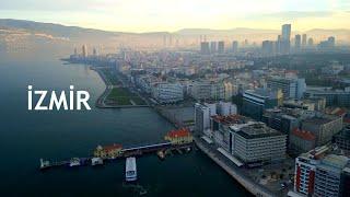 Rahatlatıcı Müzik ile İzmir Gün Doğumu Manzarası | Türkiye | 4K | Drone ile Manzaralar