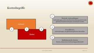 Kostenbegriffe der Abgrenzungsrechnung - ‍ EINFACH ERKLÄRT ‍