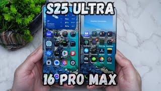 The Ultimate Smartphone Showdown: iPhone 16 Pro Max vs Samsung S25 Ultra