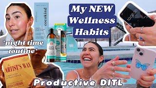 My New FAV Wellness Habits | Productive DITL Vlog | Cold Plunge PR | Talking About My Feelings Again