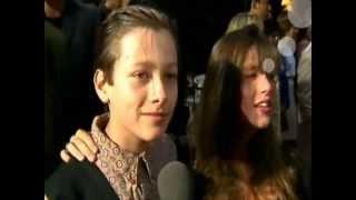 Edward Furlong and Soleli Moon Frye At The Premiere Of Point Break (1991)