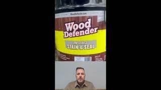 Wood Defender Black Fence stain