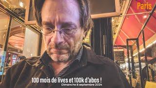 100 mois de lives et 100 k d’abos !