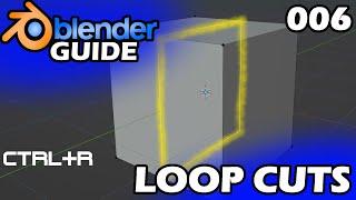 LOOP CUTS = FACE-LOOPS ZERSCHNEIDEN The Blender Guide (Blender Tutorial Deutsch / German) [S1-E006]