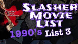 Slasher Movies List 1990s - Slasher Movies List 3