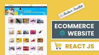 React Ecommerce Website Design Tutorial With Redux Toolkit | React Shopping Cart UI Design