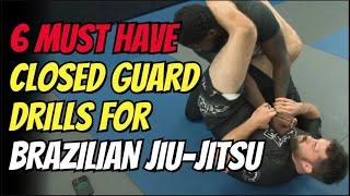 6 BJJ Closed Guard Drills to Build Faster Movement & Submissions