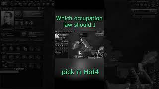 Which occupation law should I pick in HoI4? #hoi4