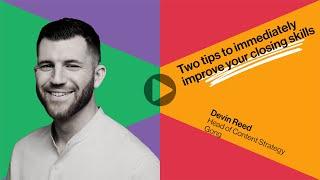 Two tips to improve your closing skills ft. Devin Reed | Freshsales