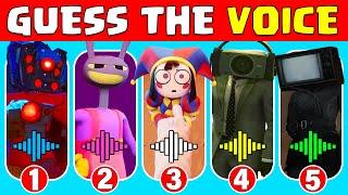 Guess MONSTER'S VOICE #764   - Skibidi toilet & The Amazing Digital Circus