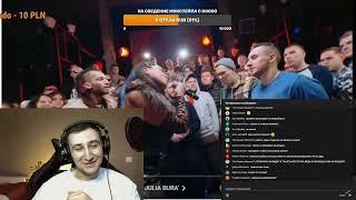 GOKILLA СМОТРИТ  D'YADYA J.I. / JULIA BURA' (MyHooD Recordzz) vs V.V. / АЙ ЭМ (2x0.5)