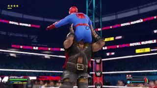 Kraven and Spiderman return on WWE 2K23 for a fight But this time for Championship Title