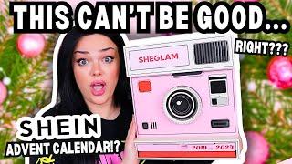 SHEIN ADVENT CALENDAR!? Negative Value!? WHY DO I LIKE IT!? | Sheglam Advent Unboxing