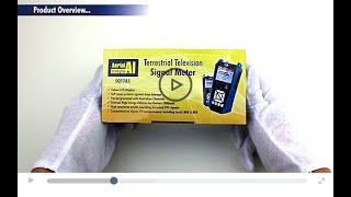 Aerial Industries SQT783 Terrestrial Television Signal Meter Product Video 2019