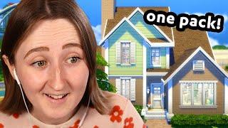 i built an entire sims house using only *ONE* pack