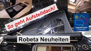 Robeta Neuheiten | GFK Aufstelldach | Control Board | Cockpit LED Beleuchtung | Kochfeld