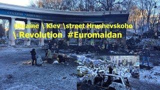 #Euromaidan #Ukraine #Kiev #Hrushevskoho 18.02 18 February 2014 Hrushevskoho Street riots