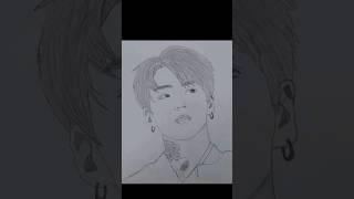 How to draw Jk From BTS #howtodraw #bts #jk #drawing #art #subscribe #like #comment #share #short