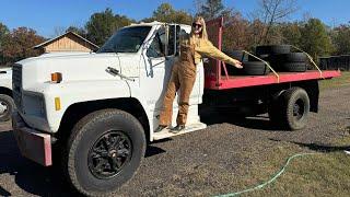 New Log Truck runs on WHAT?!! (Full Day at the FARM/SAWMILL!!!)