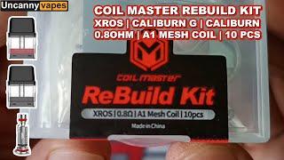 How to rebuild Vaporesso Xros .8 ohm OCC Cartridge using Coil Master Rebuild Kit