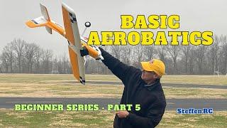 How to perform basic RC aerobatics with a trainer