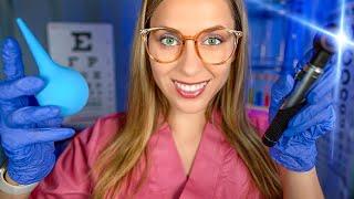 Ear Cleaning ASMR no talking, The ULTIMATE Sleep Aid, Otoscope, Ear Wax, Rain sounds, roleplay