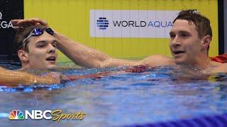 Kos upsets Ryan Murphy with late rally to claim 200 back World Title | NBC Sports