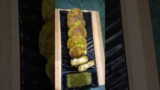 Hara bhara chicken cheesy kabab recipe easy and delicious cooking 