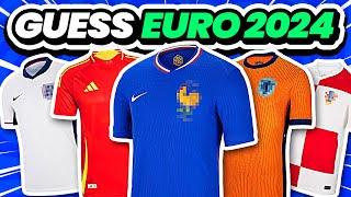 GUESS THE NATIONAL TEAM BY THEIR JERSEY - EURO 2024 | QUIZ FOOTBALL TRIVIA 2024