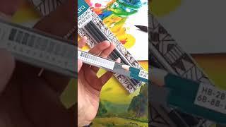 Unboxing and Review of Apsara Assorted Drawing Pencils and Apsara Charcoal Pencil  #Shorts