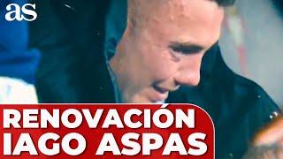 ASÍ ANUNCIÓ el CELTA la RENOVACIÓN de IAGO ASPAS