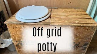 The easiest off grid potty setup