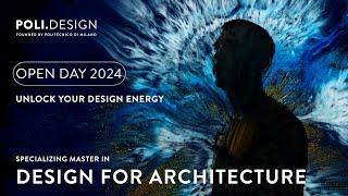 Specializing Master in Design for Architecture