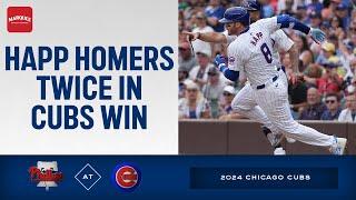 RECAP: Ian Happ hits two 3-run homers against the Phillies!