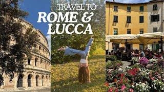 Kaylie's TRAVEL VLOG | sick in Rome, sunny day in Lucca, markets, family game night |