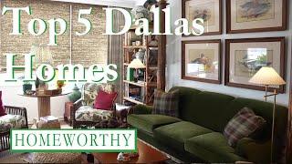 Top 5 Dallas Homes | Glamour, Antiques, and Traditional Decor