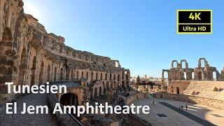 El Jem Amphitheater and Restaurant El Hana Tunisia El Djem in 4K Ultra HD am 17.11.2023 Travel Vlog