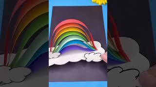 Paper Craft || Rainbow & Tree Design using Paper Craft || Sumitra Art and Craft #papercraft #craft