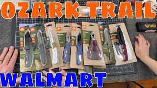 Unboxing Walmart Knives - Ozark Trail 2022