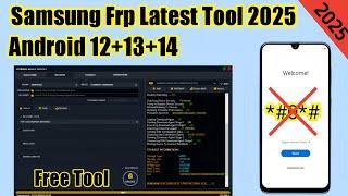 All Samsung* Frp Bypass 2025 | New Tool Samsung FrpUnlock | Android 13+14 Latest Security  2025