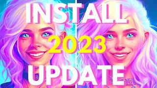 FREE 2023 Stable Diffusion PC INSTALLATION! AI Art For BEGINNERS!