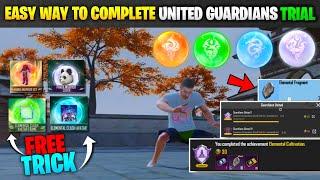 Easy Way To Complete UNITED GUARDIANS TRIAL And Get Free Outfit, Achievement,Panda Set Guide