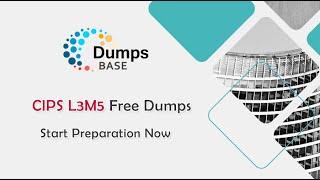 New L3M5 Exam Questions in DumpsBase's L3M5 Dumps - Check L3M5 Free Dumps Here