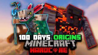 100 Days of Hardcore Minecraft But My Origin Is Random...