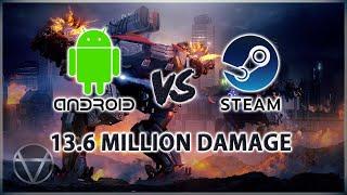 [WR]  Steam VS Android CLAN BATTLE (ft. GRF VS RU & ‘’ ) – Mk3 Gameplay | War Robots