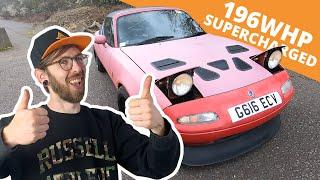 Our Infamous PINK 196BHP Supercharged Mazda MX-5 Miata