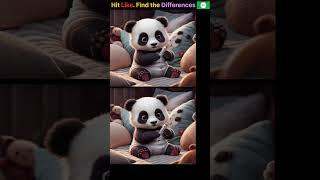 【Spot the Difference】Baby Panda Brain Test: Before the Timer Runs Out!【Dementia Prevention】